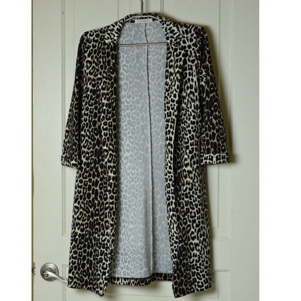 Leopard Print Blazer Jacket